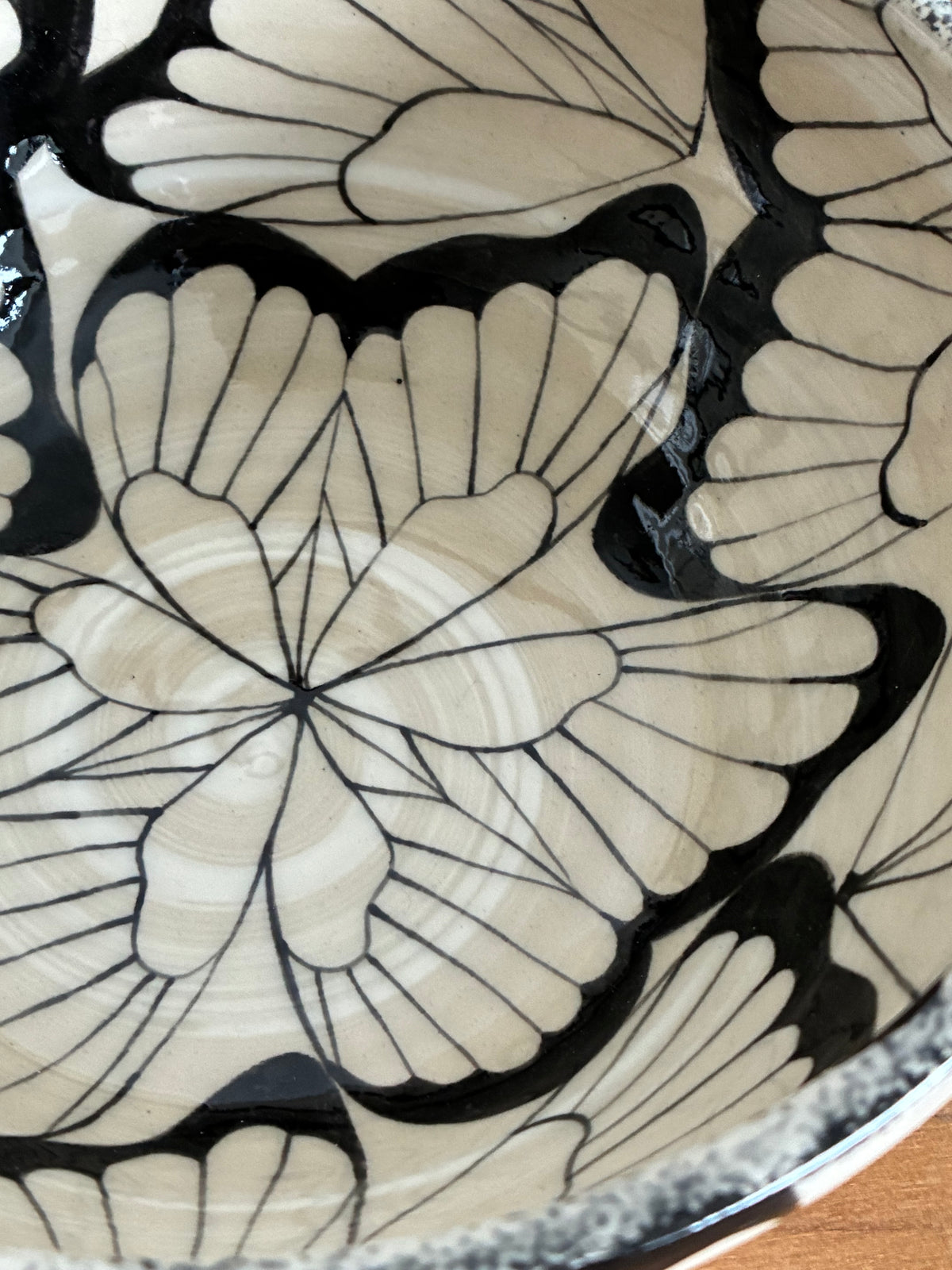 Ceramic butterfly bowl