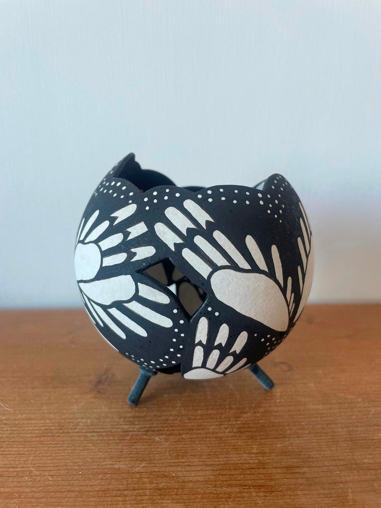 Butterfly Ceramic Sculpture Imagination Black