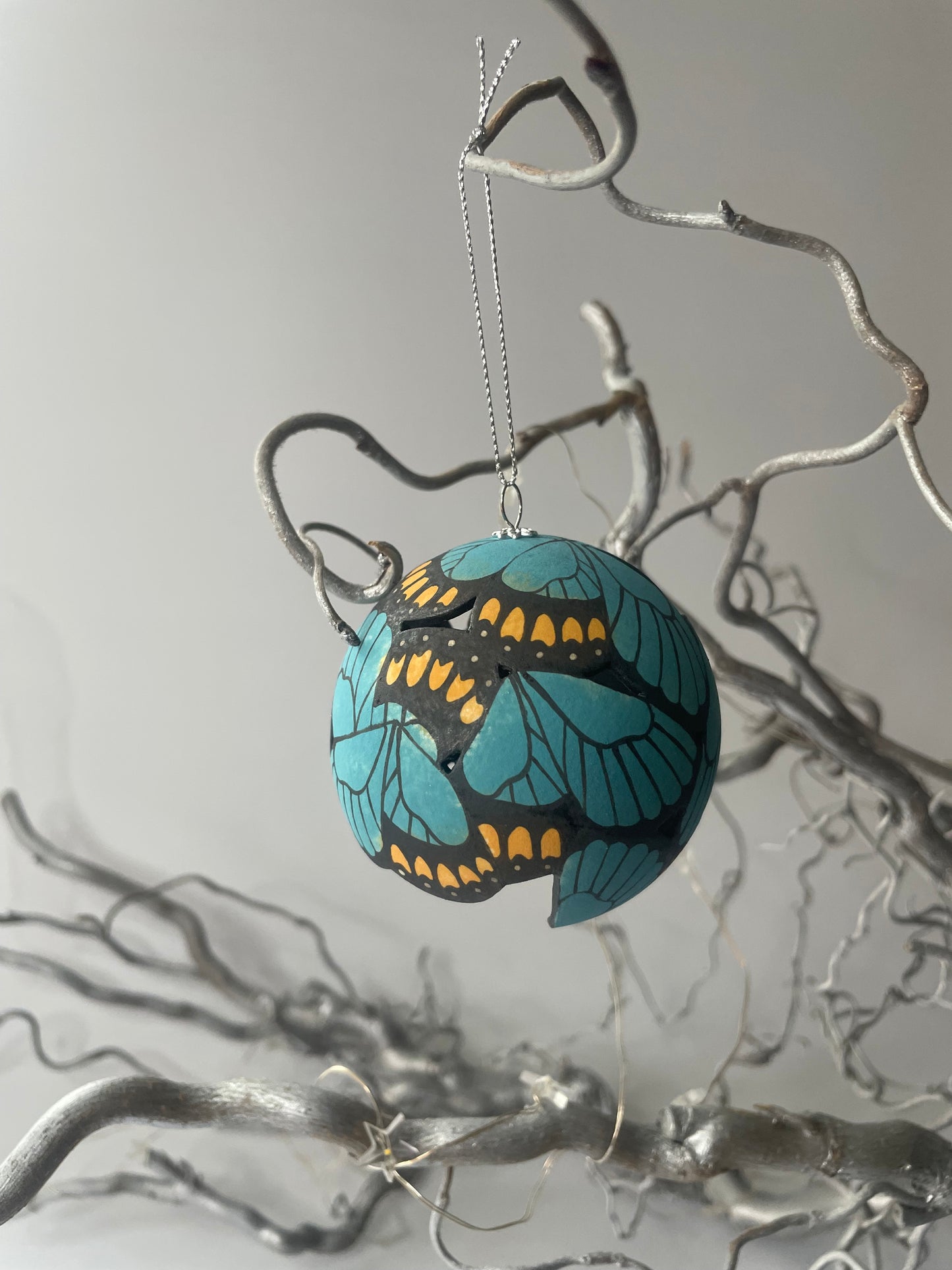 Butterfly Ceramic Bauble