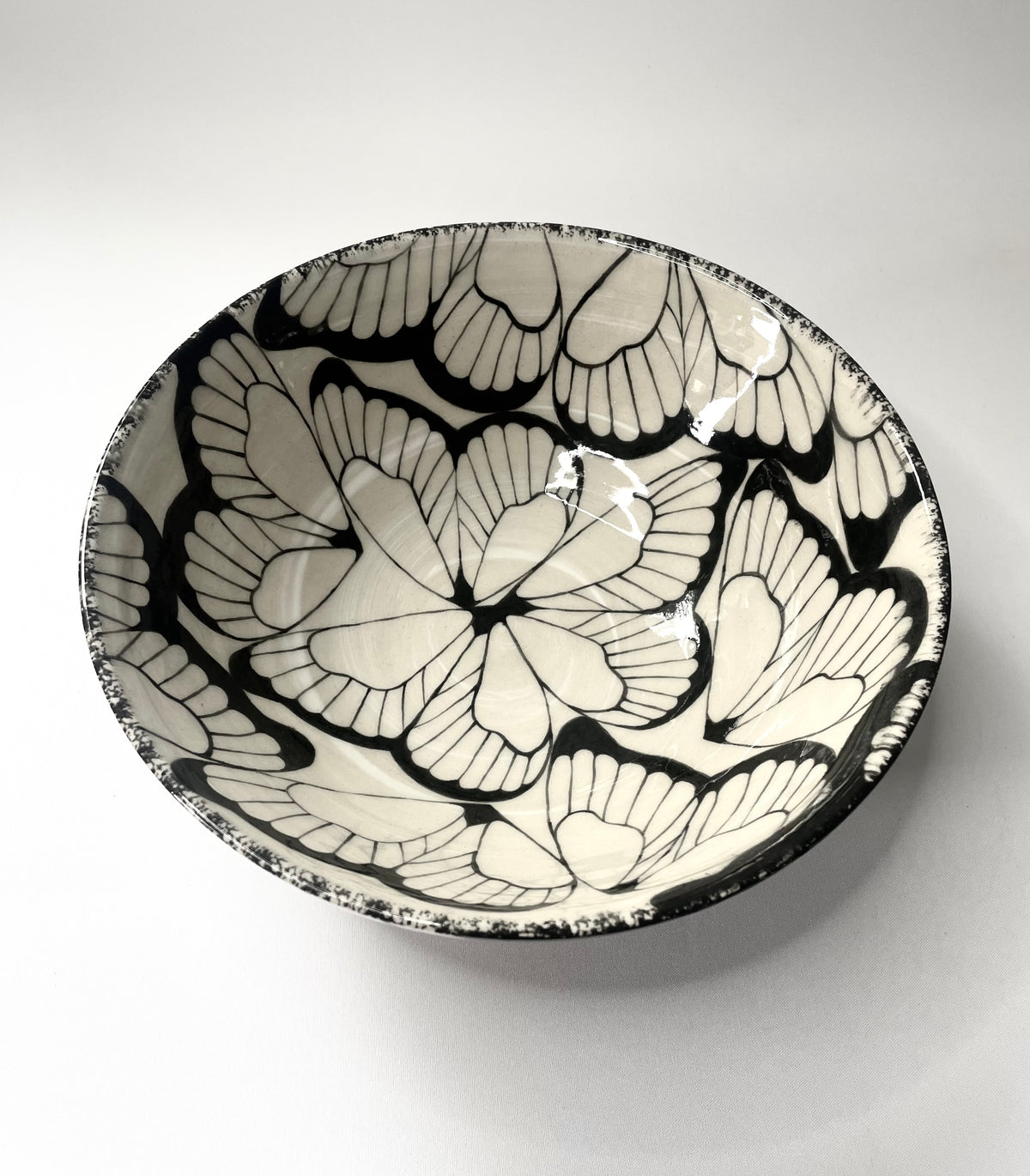 Ceramic butterfly bowl