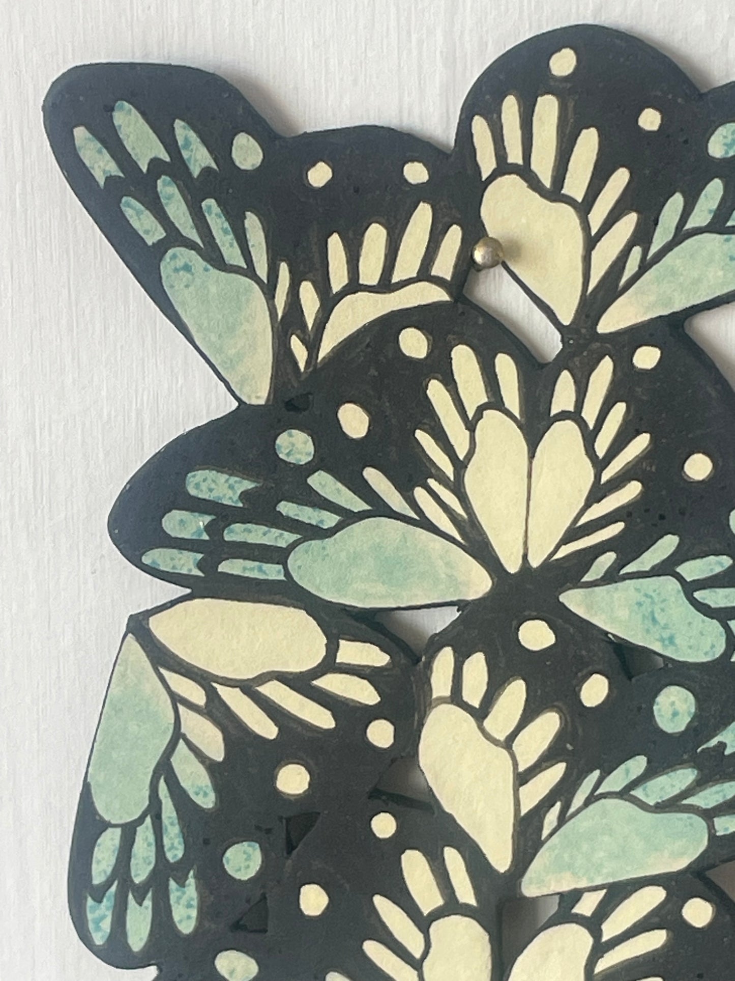 Butterfly Ceramic Imagination Small Wall Jade