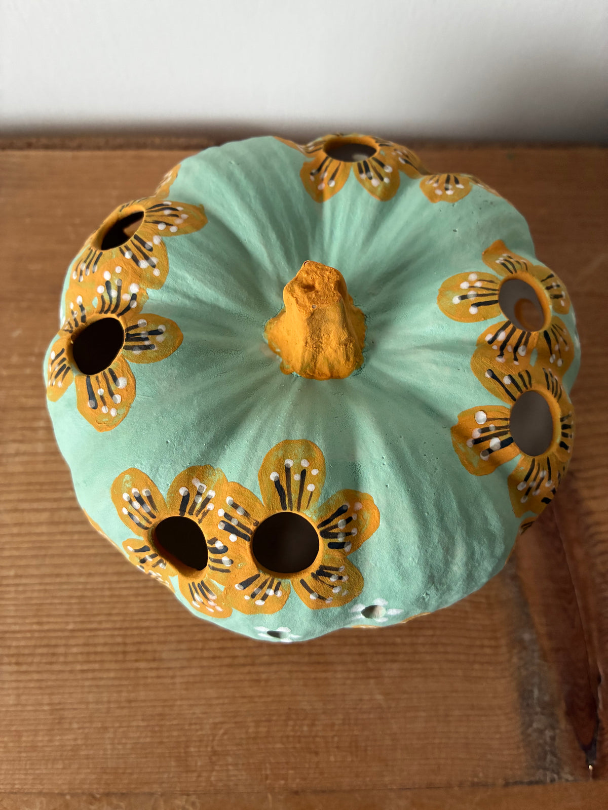 Ceramic pumpkin