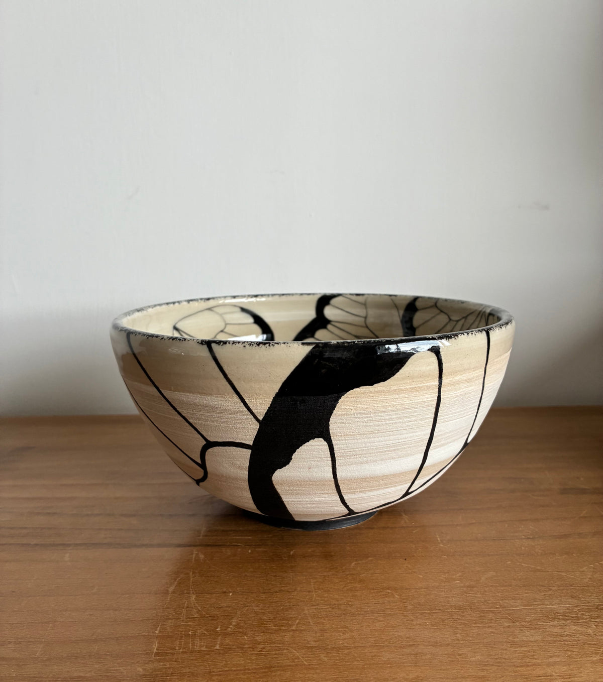 Ceramic butterfly bowl