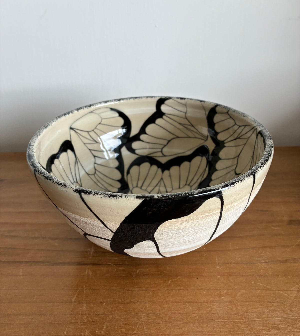 Ceramic butterfly bowl