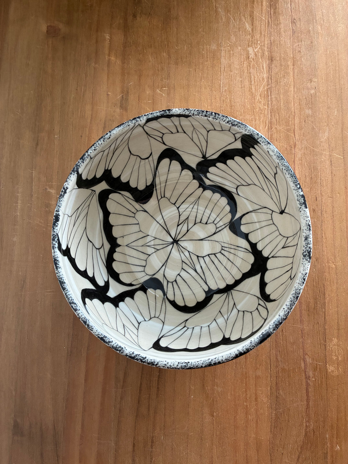 Ceramic butterfly bowl