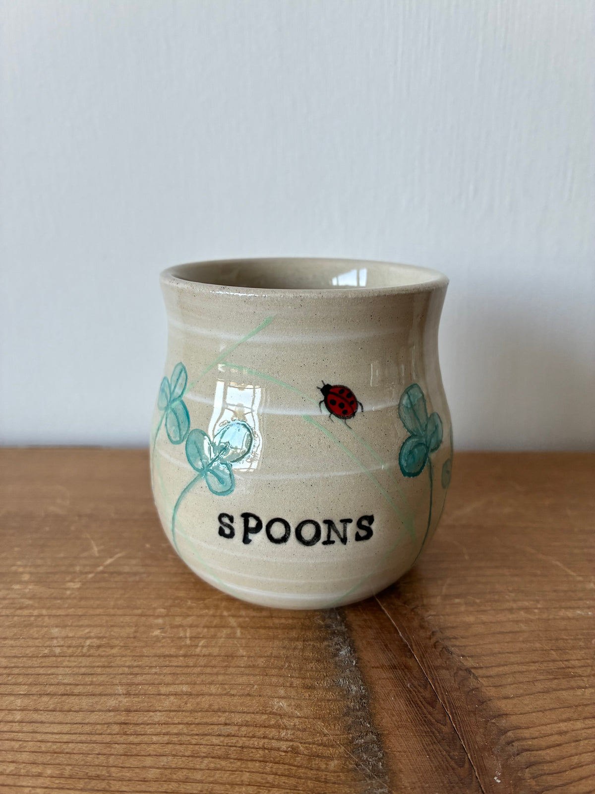 Ladybird tea spoon holder