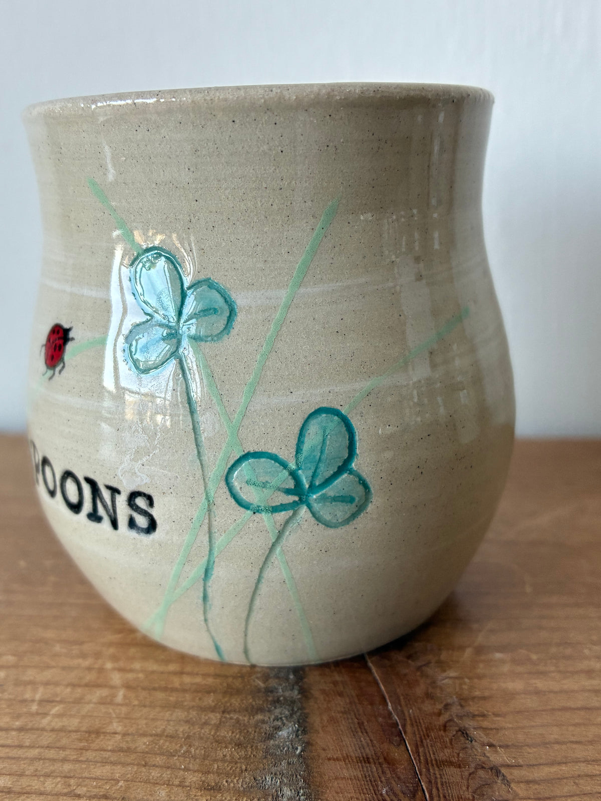 Ladybird tea spoon holder