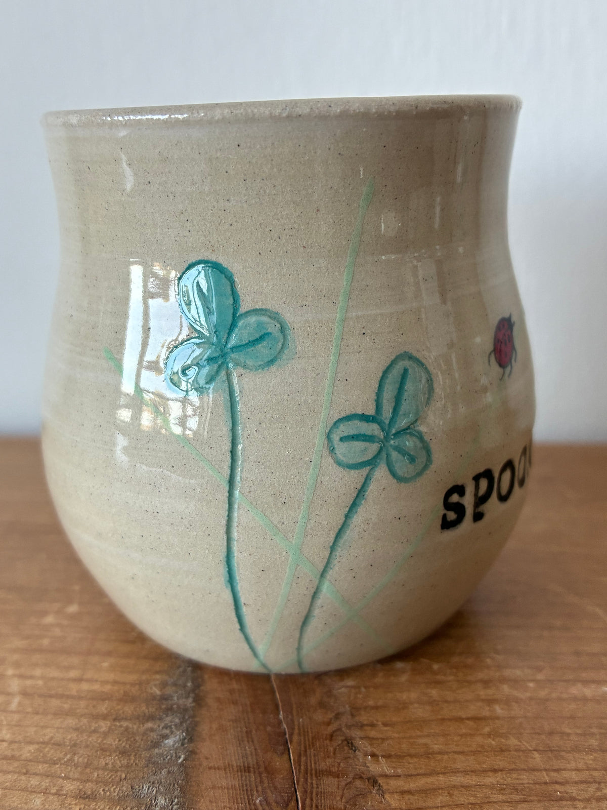 Ladybird tea spoon holder