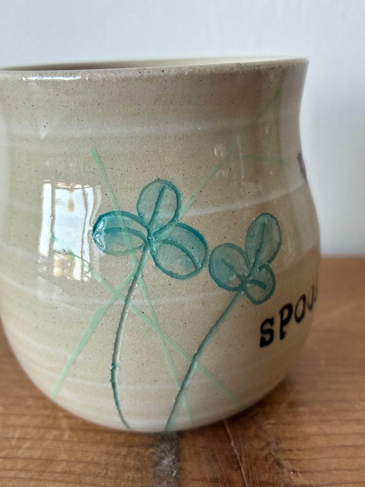 Ladybird tea spoon holder