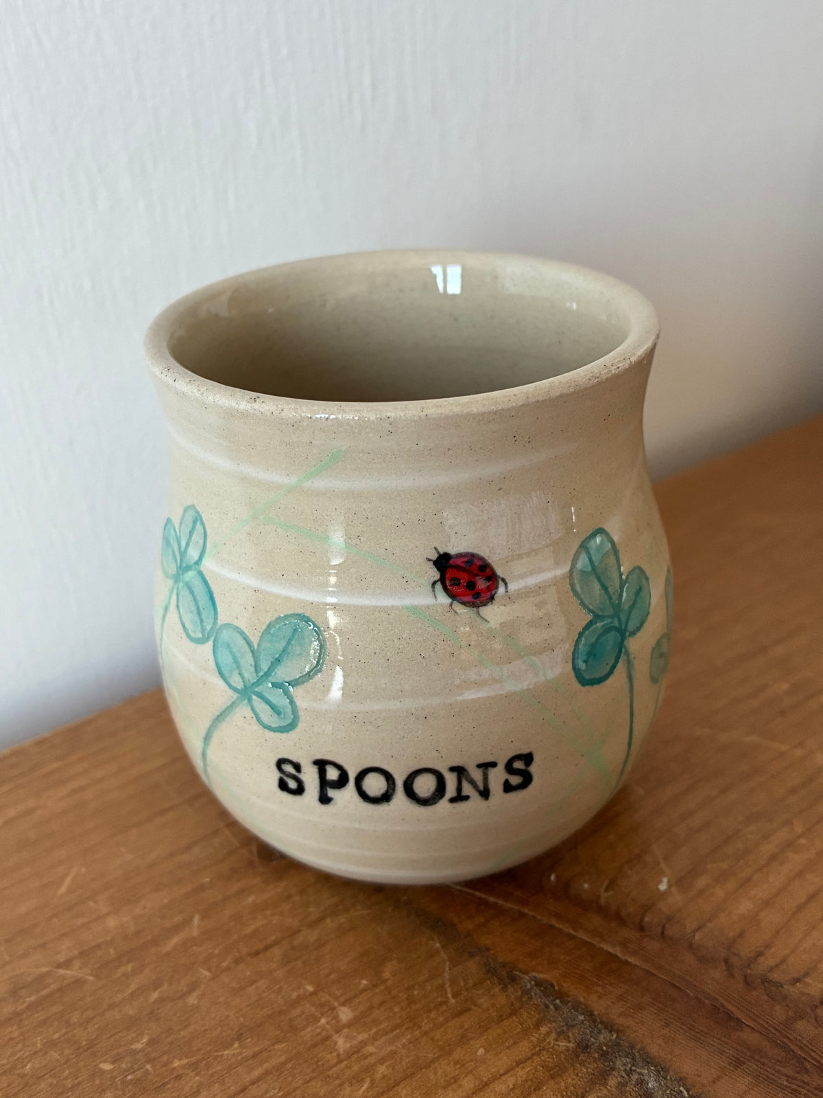 Ladybird tea spoon holder