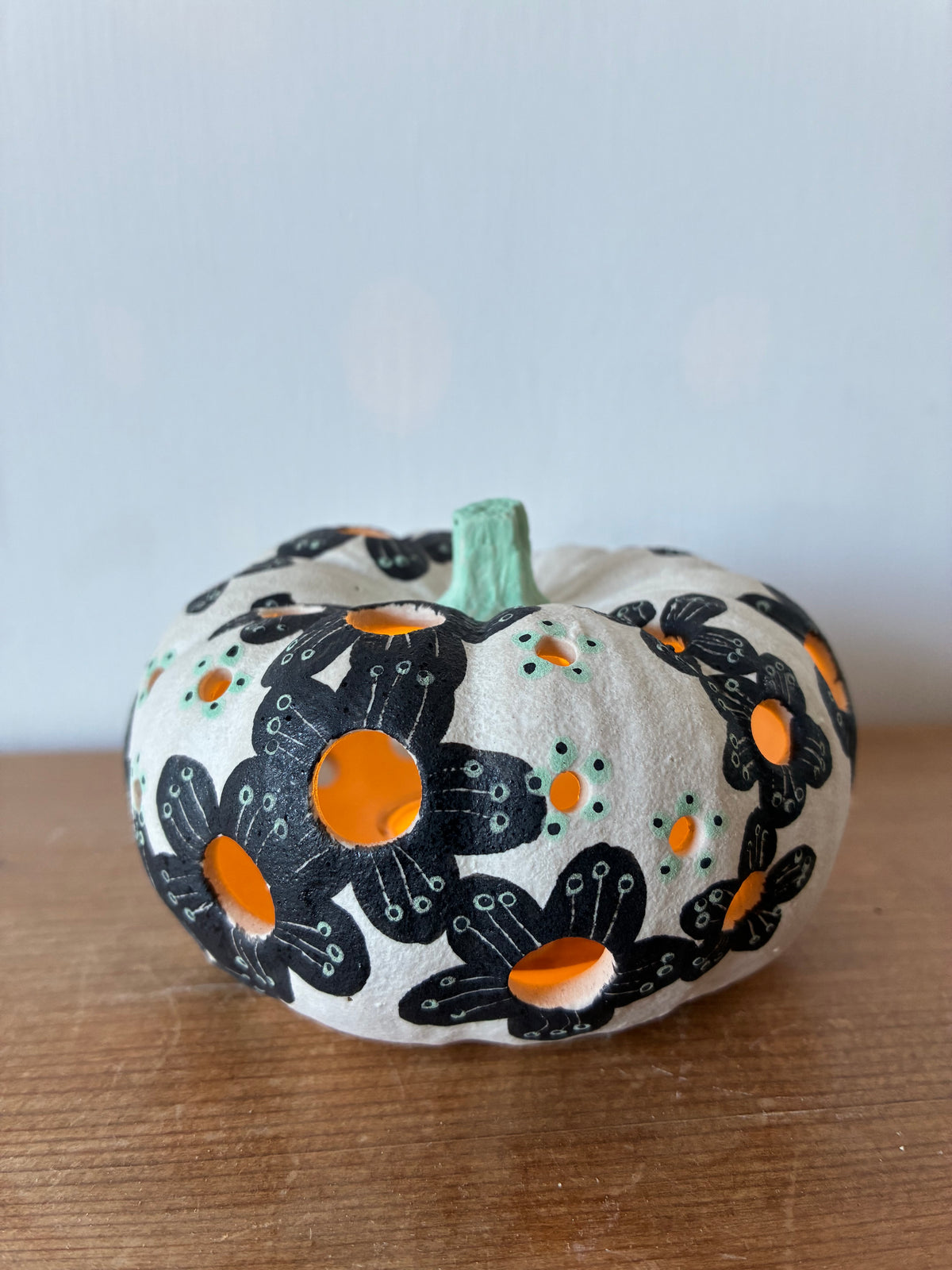 Ceramic pumpkin