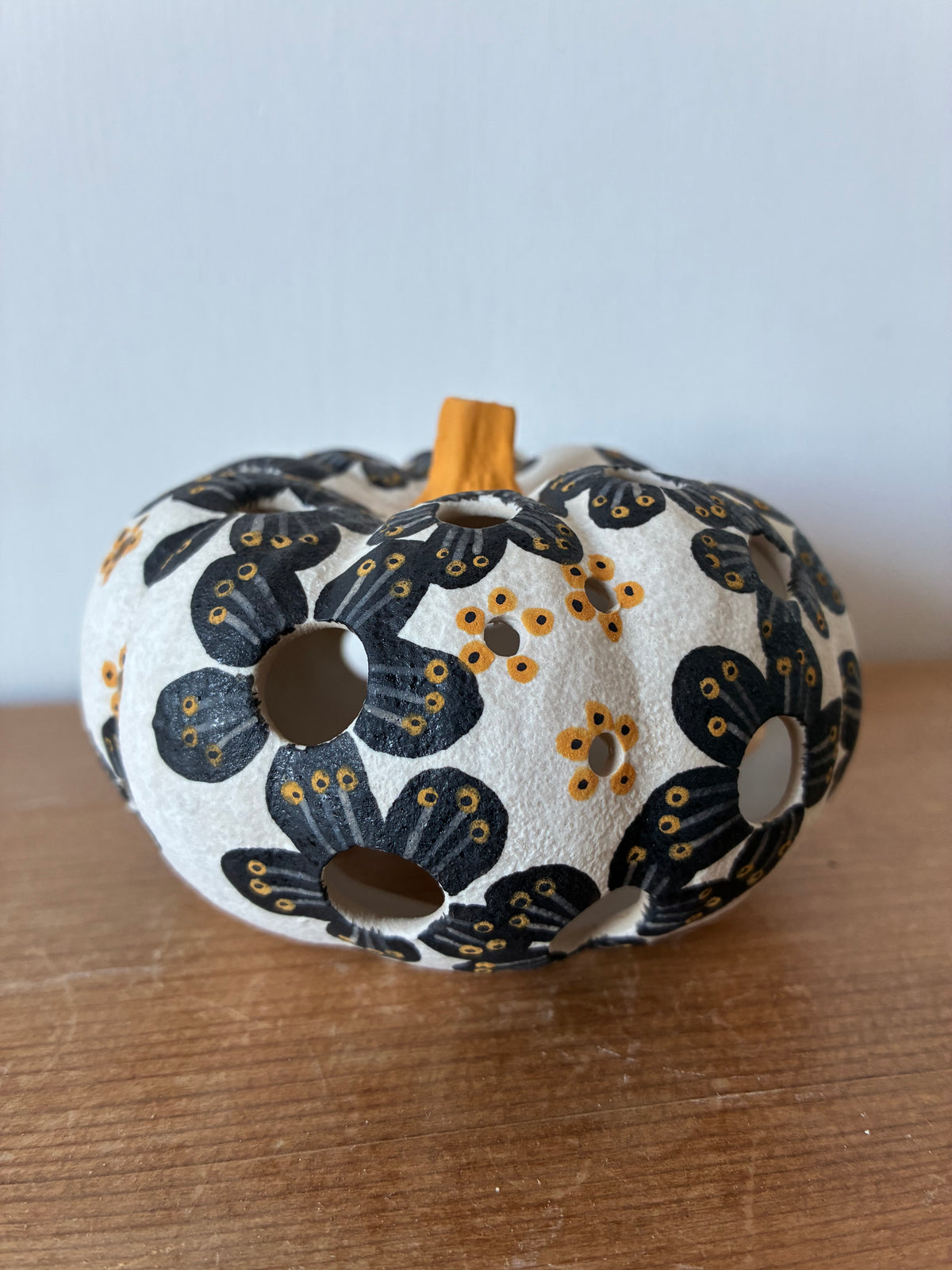 Ceramic pumpkin