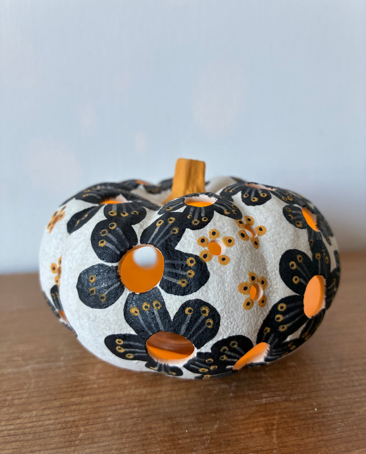 Ceramic pumpkin