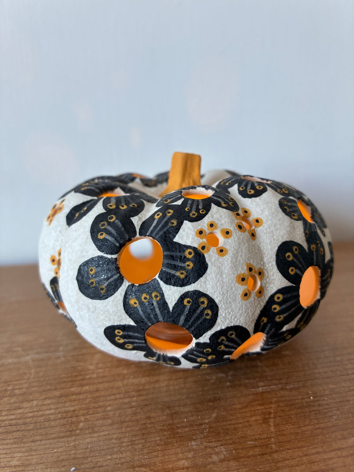 Ceramic pumpkin