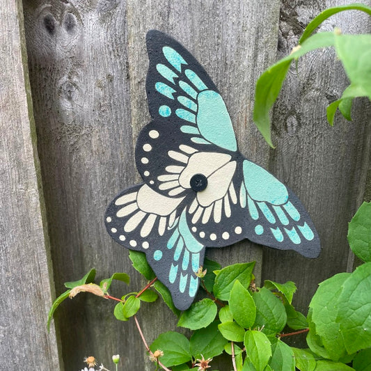 Butterfly Ceramic Imagination Wall Blue