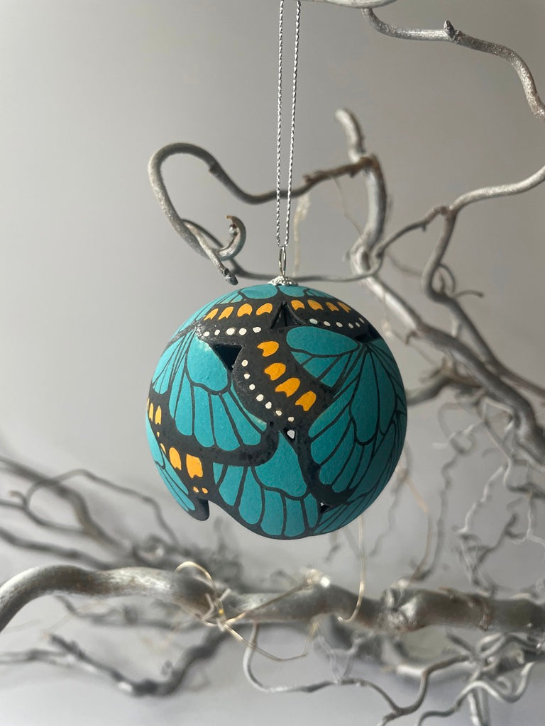 Butterfly Ceramic Bauble