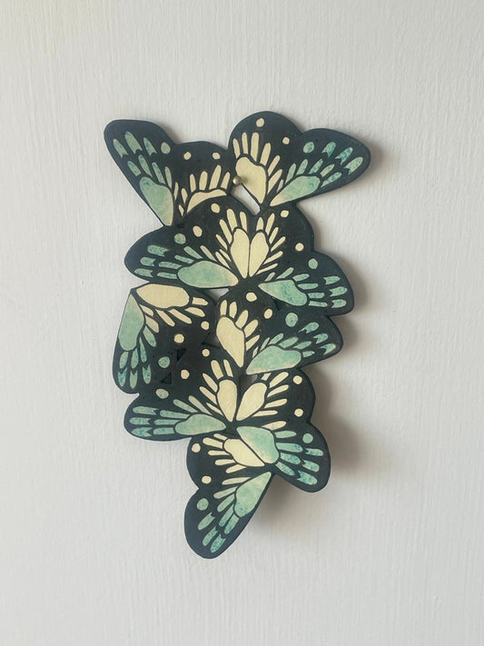Butterfly Ceramic Imagination Small Wall Jade